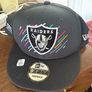 Raiders New Era Crucial Catch Black Fitted Cap

Never worn!